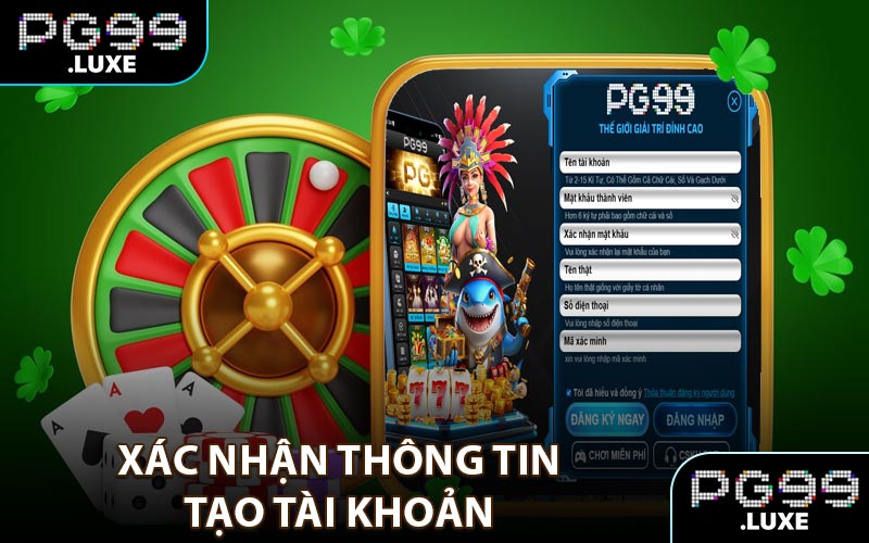 Xác nhận thông tin tạo tài khoản